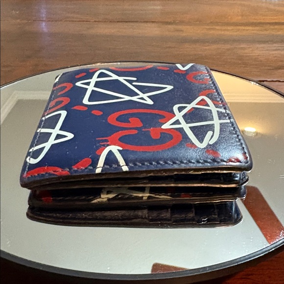 GUCCI Ghost LE Bi-Fold Leather Wallet - Picture 7 of 11